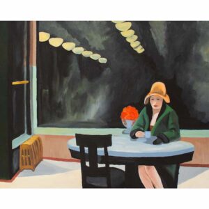 Paint "Automat" by Edward Hopper