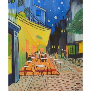 Paint "Cafe Terrace at Night" by Vincent Van Gogh