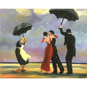 Paint "The Singing Butler" by Jack Vettriano