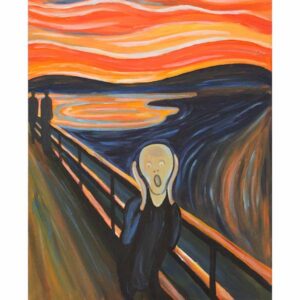 Paint "The Scream" by Edvard Munch