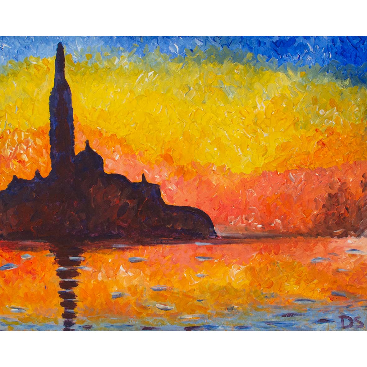 San Giorgio Maggiore at Dusk by Claude Monet